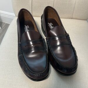 Florsheim Men's Dark Brown Leather Slip-Ons